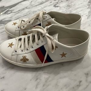Authentic Gucci sneakers used condition